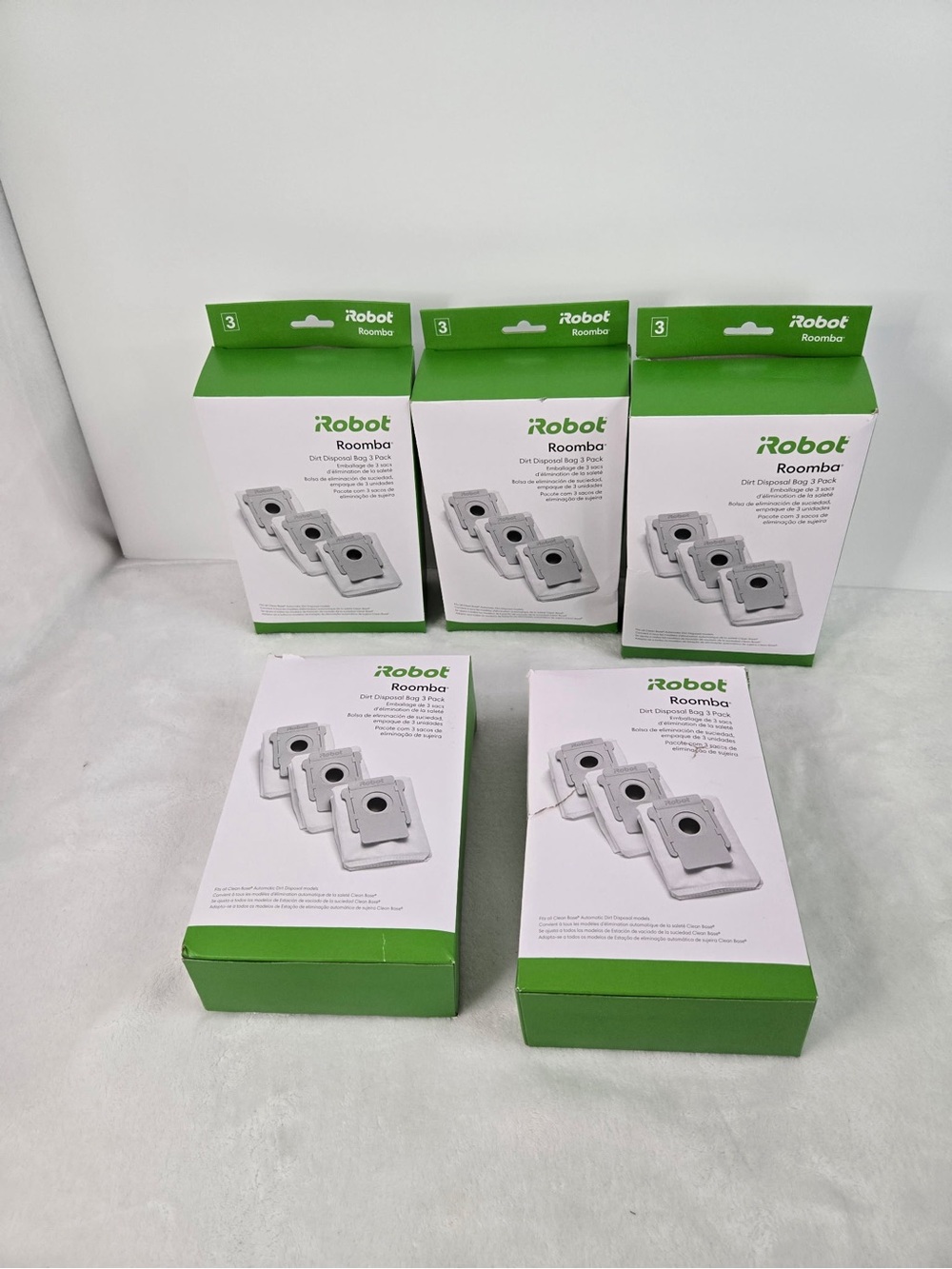 iRobot Roomba Dust Disposal Bags - White (Pack of 3)